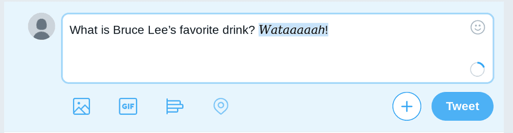 how-do-i-write-in-italics-on-twitter