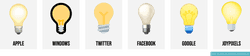 light bulb off emoji