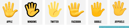 🖐️ Kamay na may mga daliri na naka-splay na emojis 🖐🏻🖐🏼🖐🏽🖐🏾🖐🏿