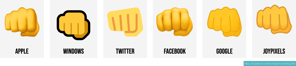 emoji fist line