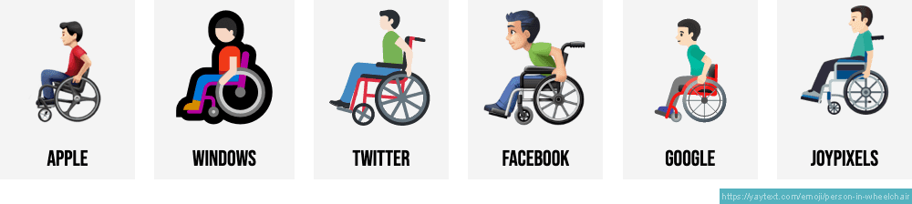 🧑‍🦽 Person In Manual Wheelchair Emojis 🧑🏻‍🦽🧑🏼‍🦽🧑🏽‍🦽🧑🏾‍🦽🧑🏿‍🦽👨‍🦽👩‍🦽