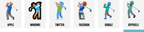ποΈ Golfer emojis ππ»ππΌππ½ππΎππΏποΈββοΈποΈββοΈ