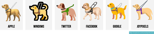 🦮 Emoji cane guida