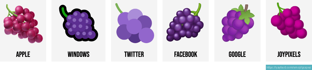 🍇 Grapes emoji