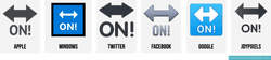 🔛 ON! emoji de seta