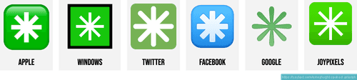 ️ Eight-spoked asterisk emoji