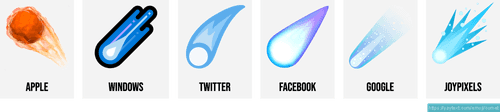 ☄️ Kometa na emoji