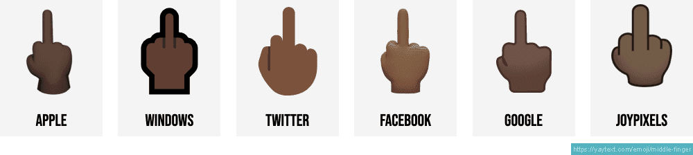 Middle Finger F You Emojis - roblox middle finger emoji