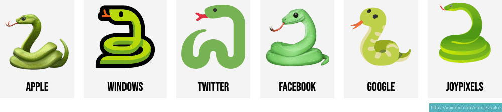 🐍 Snake emoji