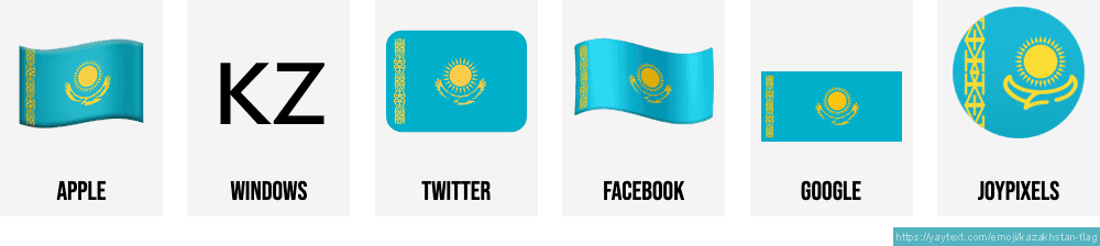 🇰🇿 Flag of Kazakhstan emoji