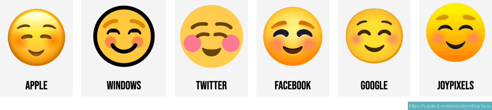 Emoji de cara sonriente