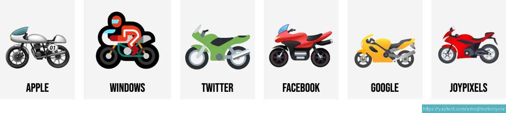 🏍️ Motorcycle emoji