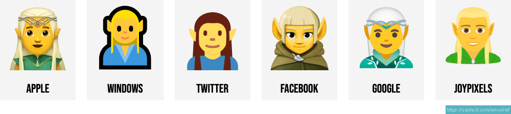 Elf Emojis