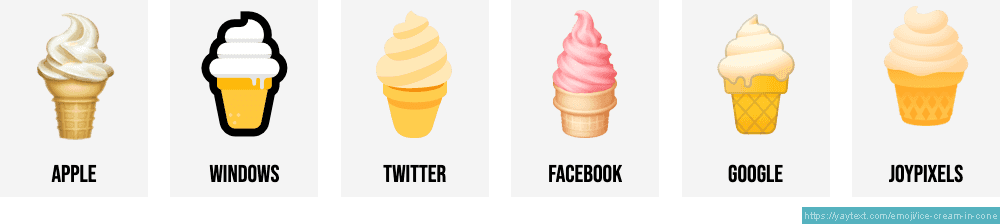 🍦Soft Ice Cream In Cone Emoji