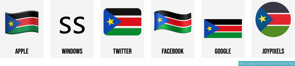 🇸🇸 Flag of South Sudan emoji