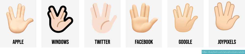 star trek hand emoji meaning