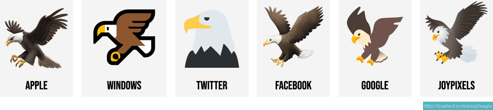 🦅 Eagle emoji