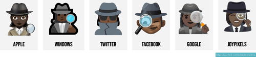 π΅οΈ Emojis de detectives π΅π»π΅πΌπ΅π½π΅πΎπ΅πΏπ΅οΈββοΈπ΅οΈββοΈ