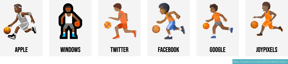 ⛹️ Basketball player emojis ⛹🏻⛹🏼⛹🏽⛹🏾⛹🏿⛹️‍♂️⛹️‍♀️