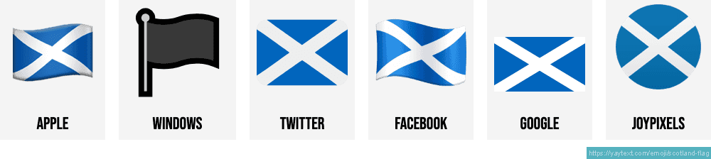 Flag Of Scotland Emoji