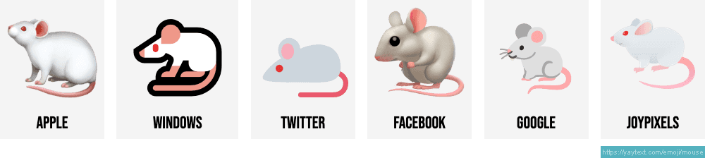 🐁 Mouse emoji