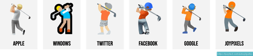 ποΈ Golfer emojis ππ»ππΌππ½ππΎππΏποΈββοΈποΈββοΈ