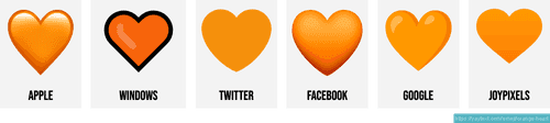 🧡 Emoji de coração laranja