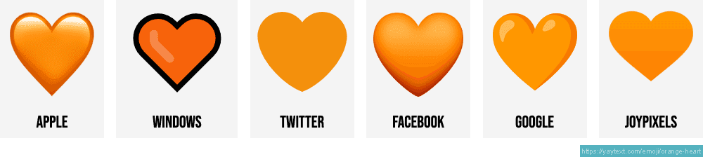 What Is The Meaning Of Orange Heart Emoji