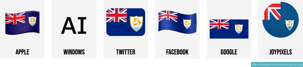 Anguillian Banner 18x12 in AZ FLAG Anguilla Flag 18'' x 12'' Cords British Small Flags 30 x 45cm 