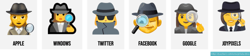π΅οΈ Emojis de detectives π΅π»π΅πΌπ΅π½π΅πΎπ΅πΏπ΅οΈββοΈπ΅οΈββοΈ