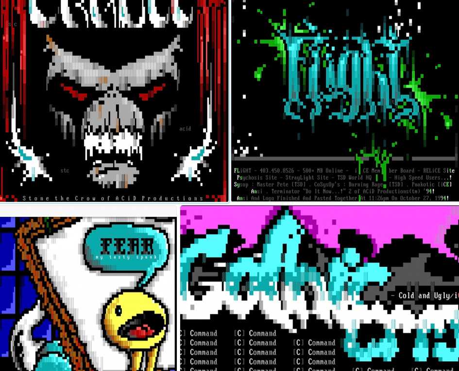 examples of ANSI art