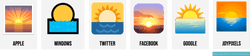 🌅 Sunrise emoji