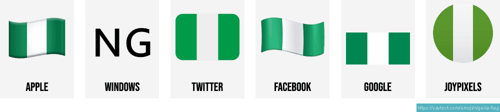 🇳🇬 Flag of Nigeria emoji