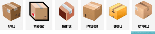 📦 Package / shipment / box emoji