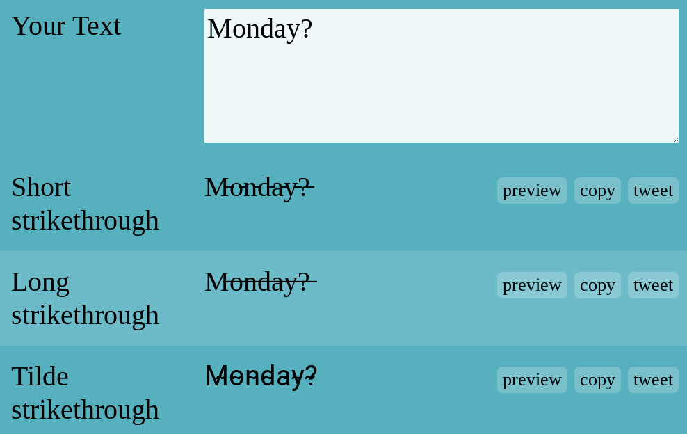 How do I strikethrough text on Twitter How do I strikethrough text on Twitter