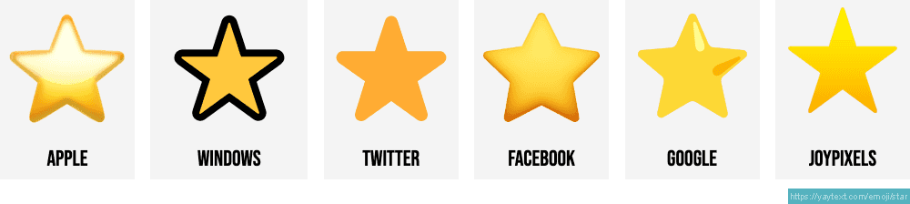 ⭐ Star emoji
