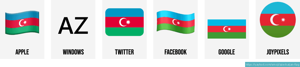 Flag of Azerbaijan emoji