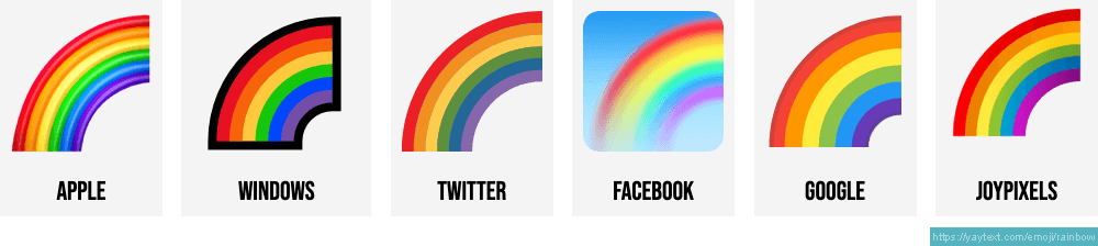 gay flag emoji copy