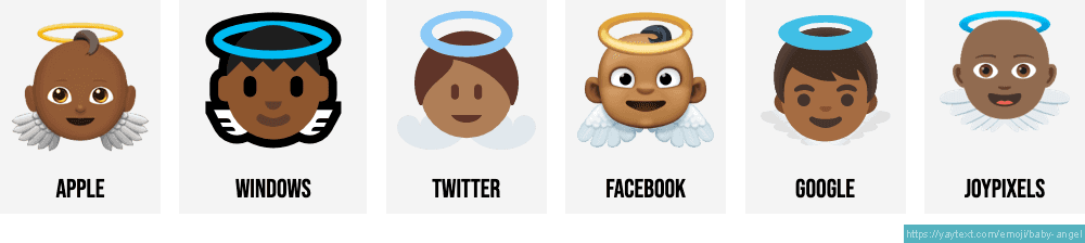 Baby Angel Emojis