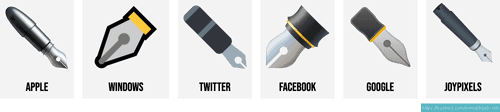 ️ Black nib emoji