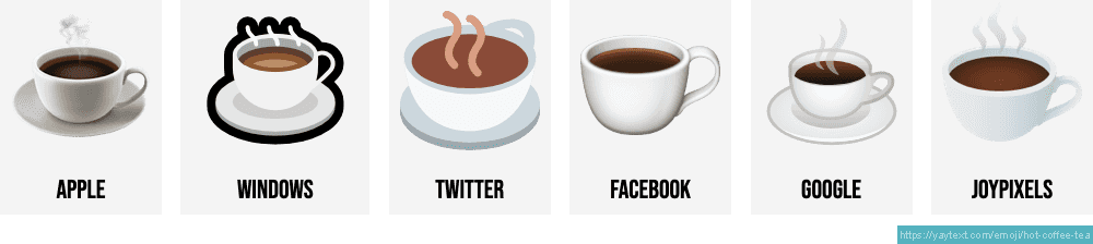coffee emoticon facebook