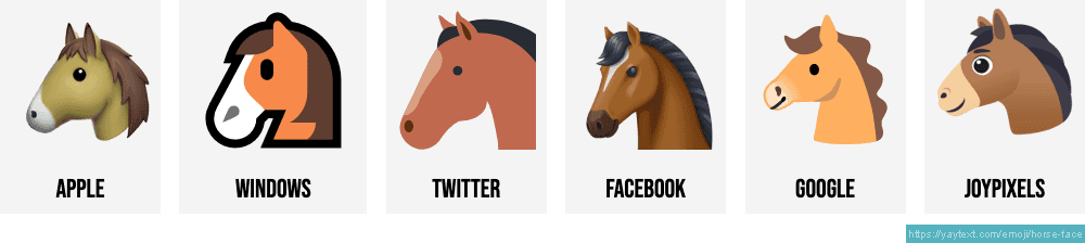 Emoji Horse face là một biểu tượng vô cùng đáng yêu và dễ thương. Hãy xem hình ảnh để khám phá thêm về các cách sử dụng emoji này. Bạn có thể sử dụng nó để thể hiện sự yêu thích với ngựa hoặc cho thấy tình yêu đối với các động vật khác. Emoji này có thể sử dụng để tạo ra những tác phẩm nghệ thuật độc đáo và đầy màu sắc.