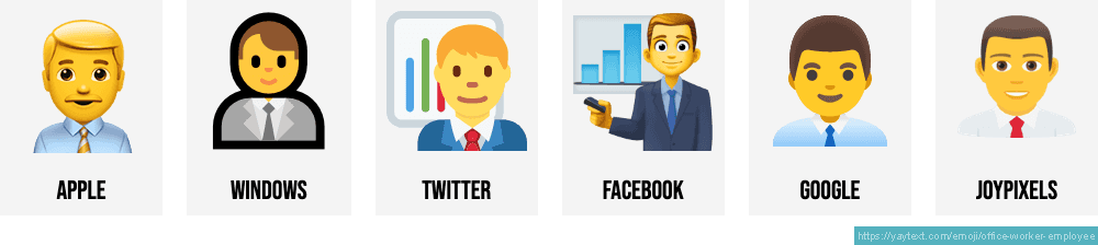 π§βπΌ Office worker emojis π§π»βπΌπ§πΌβπΌπ§π½βπΌπ§πΎβπΌπ§πΏβπΌπ¨βπΌπ©βπΌ