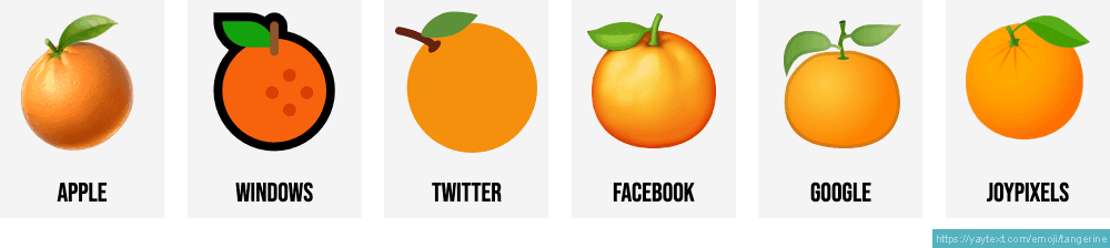 🍊 Tangerine emoji
