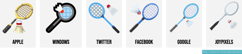 🏸 Emoji de bádminton